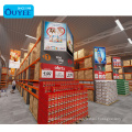 Hypermarket Display Rack Stands Metal Food Supermarket Fruit Display Heavy Duty Supermarket Shelving